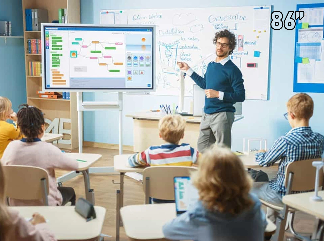 Pentanik 86 Inch Interactive Flat Panel Display (IFPD), view 5